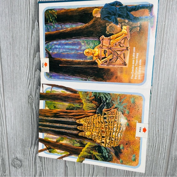 STAR WARS Return of the Jedi Pop-Up 1983 Children's Hardcover SciFi Classic Book - Picture 13 of 13